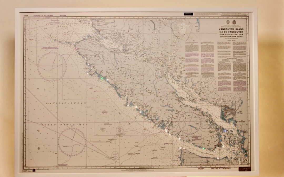 Vancouver island, B&W Light Chart